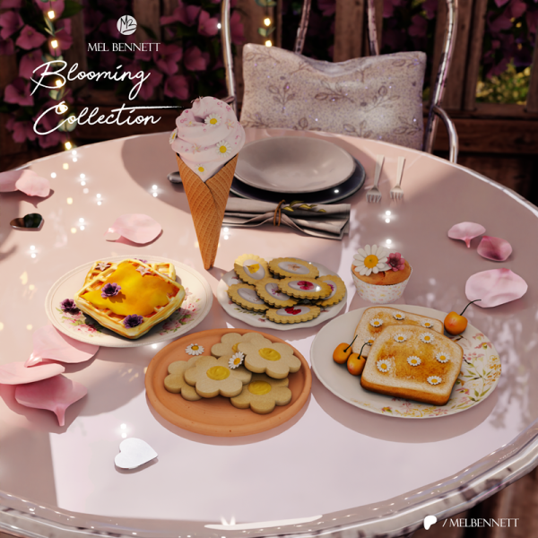 Mix Blooming Collection by melbennett - The Sims 4 Custom Content