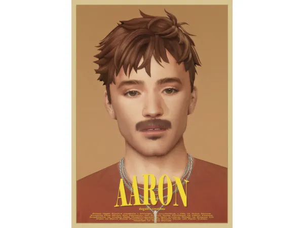 Maxis Match aaron hair by dogsill - The Sims 4 Custom Content