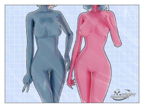 Alpha BUNNY & CLOUD BODY PRESET - The Sims 4 custom content