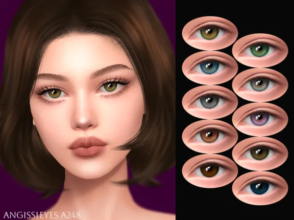Mix EYES A248 by ANGISSI - The Sims 4 Custom Content