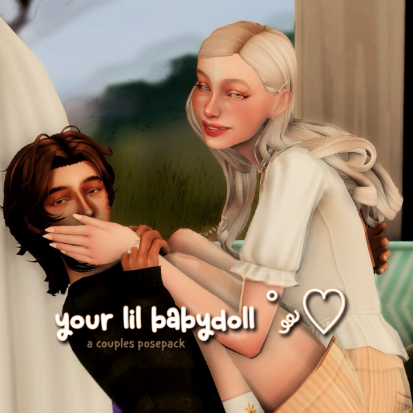 Mix [GRUESIMS] your lil babydoll pose by simsfinds - The Sims 4 Custom Content