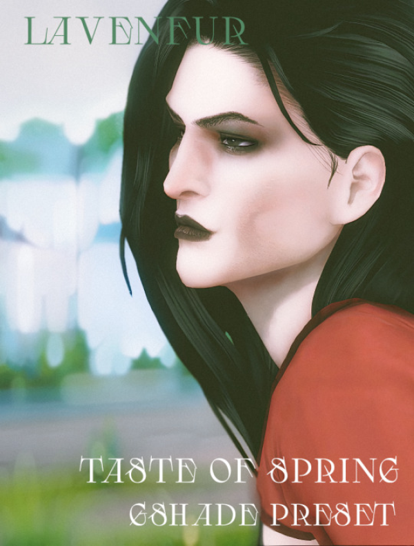 Mix LAVENFUR TASTE OF SPRING GSHADE PRESET by lavenfur - The Sims 4 Custom Content