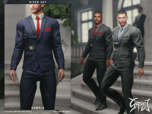 Alpha GASET River Set (Sample) - The Sims 4 Custom Content