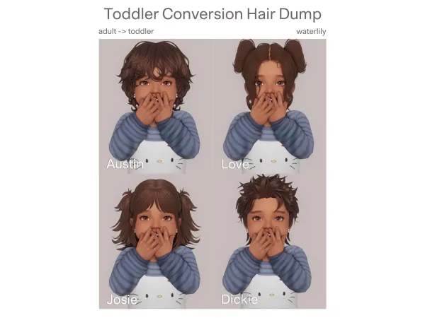 Toddler Hair Dump by waterlily0210