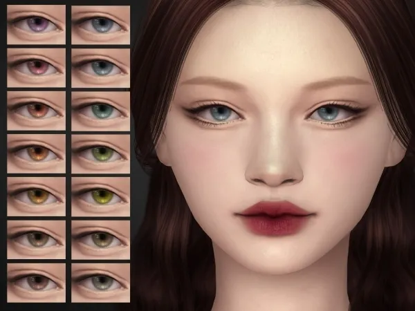 Alpha Annabel Eye Lenses by Lutessasims - The Sims 4 Custom Content