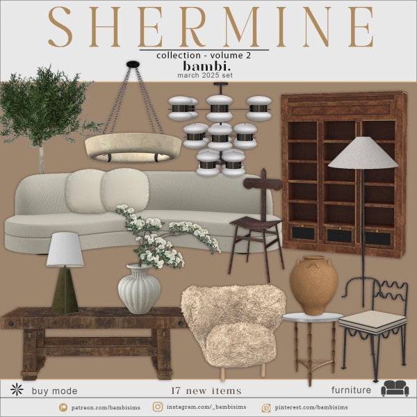 Alpha shermine collection vol2 by bambisims - The Sims 4 Custom Content