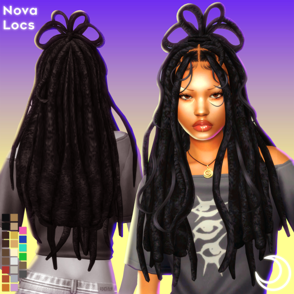 Maxis Match NOVA LOCS by simsfinds - The Sims 4 Custom Content