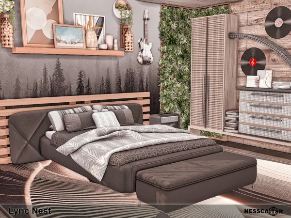 Maxis Match Lyric Nest by nesscasims - The Sims 4 Custom Content