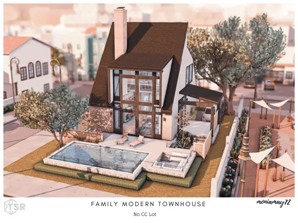 Family Modern Townhouse No CC Lot