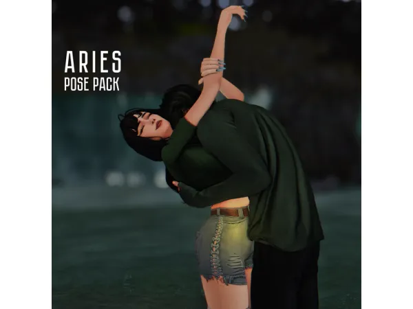Mix Pose Pack Aries by Jarride - The Sims 4 Custom Content