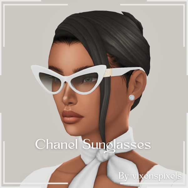 Mix Chanel Sunglasses by simsfinds - The Sims 4 Custom Content