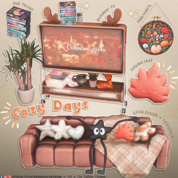 Maxis Match Cozy days by hydrangeachainsaw - The Sims 4 Custom Content