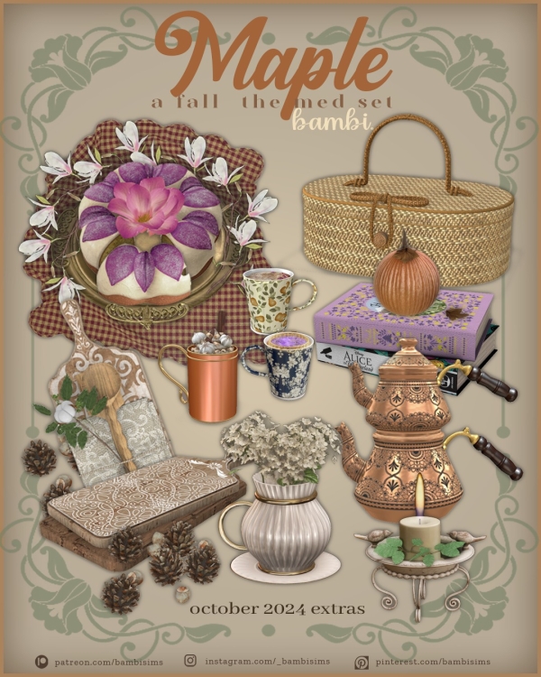 Alpha maple by bambisims - The Sims 4 Custom Content