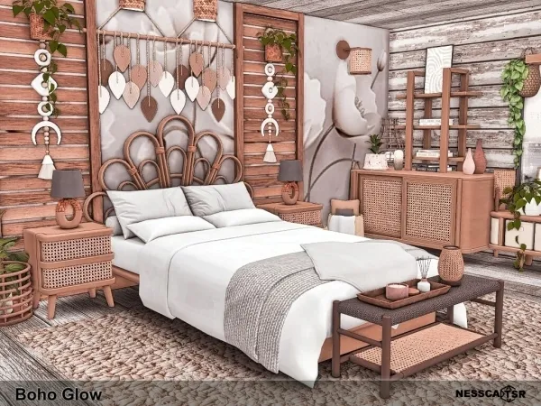 Mix Boho Glow by nesscasims - The Sims 4 Custom Content