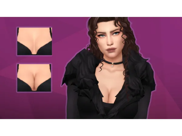 Maxis Match CLEAVAGE DETAIL (MM) by Remussirion - The Sims 4 Custom Content