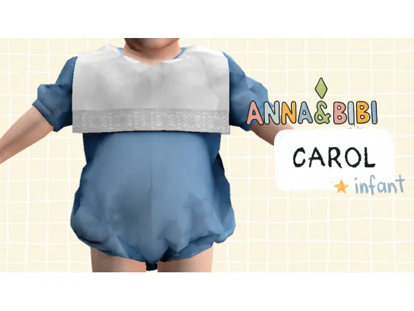 Maxis Match Carol_INFANT Vintage [AnnaBibi] - The Sims 4 Custom Content