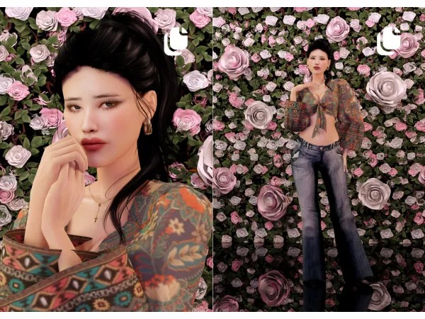 Alpha Leanna Hinojosa by fenixfox - The Sims 4 Custom Content