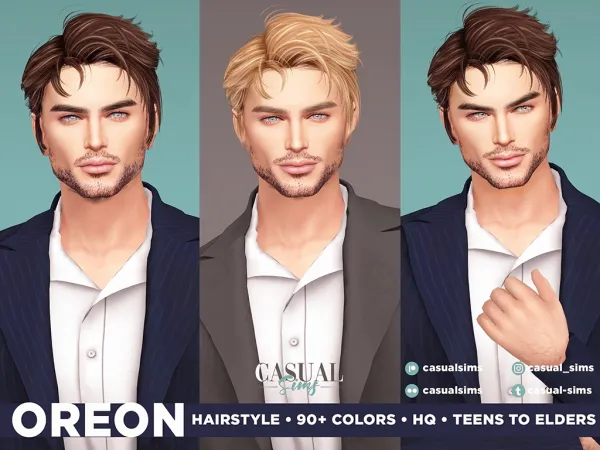 Alpha Oreon Hairstyle - The Sims 4 Custom Content