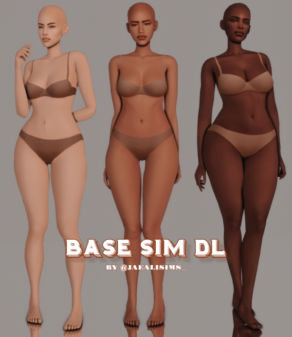 Maxis Match BASE SIM DOWNLOAD pt1 by simsfinds - The Sims 4 Custom Content