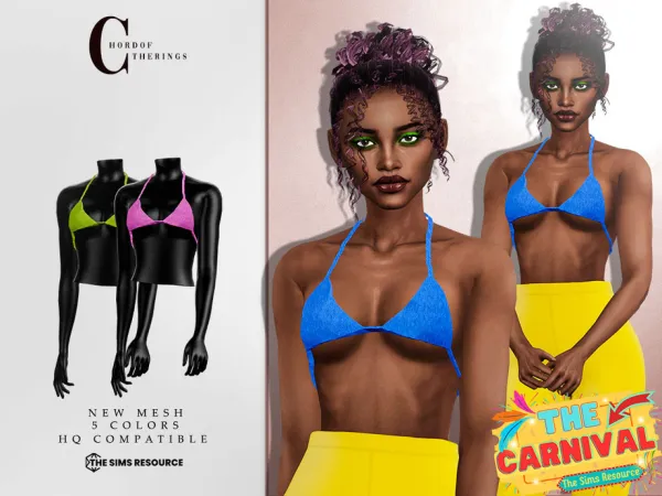 Mix The Carnival Top T 745 by thesimsresource - The Sims 4 Custom Content