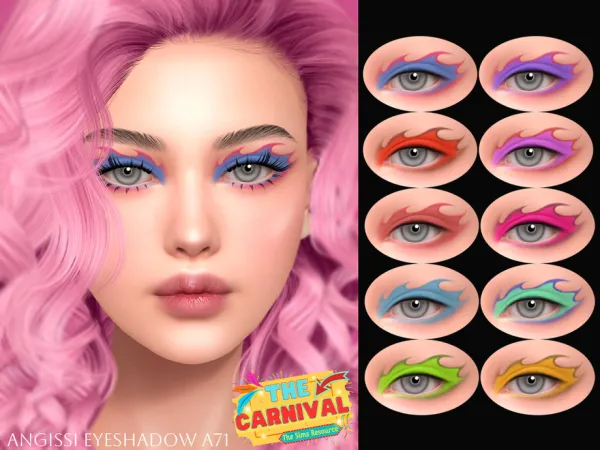 Mix Eyeshadow A71 by thesimsresource - The Sims 4 Custom Content