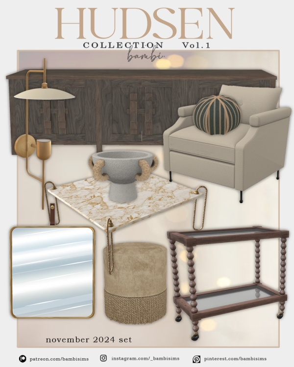 Alpha hudsen vol1 by bambisims - The Sims 4 Custom Content