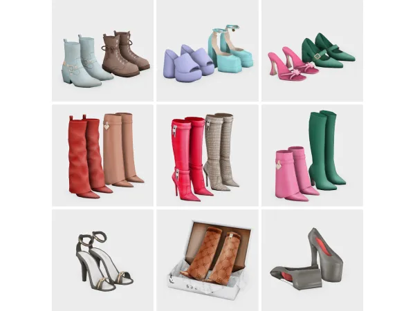 Maxis Match decor shoes sims 4 finds by boujeesimss - The Sims 4 Custom Content