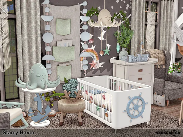 Mix Starry Haven by nesscasims - The Sims 4 Custom Content