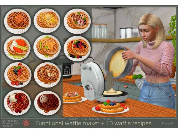 Functional Waffle Maker by  somik-severinka