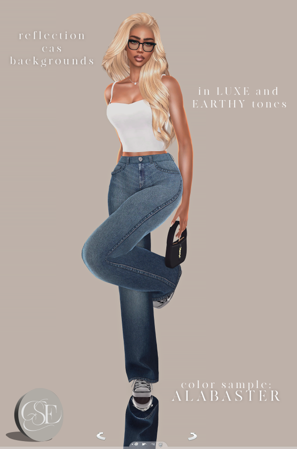 Mix LUXE and EARTHY Reflection CAS Backgrounds by sarahelizasims - The Sims 4 Custom Content