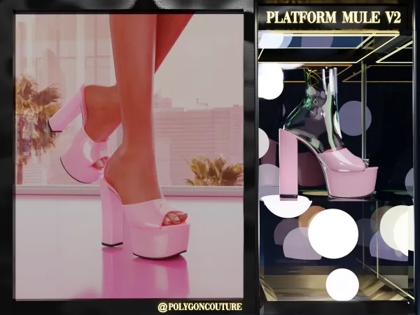 Alpha Platform Mule V2 by polygoncouture - The Sims 4 Custom Content