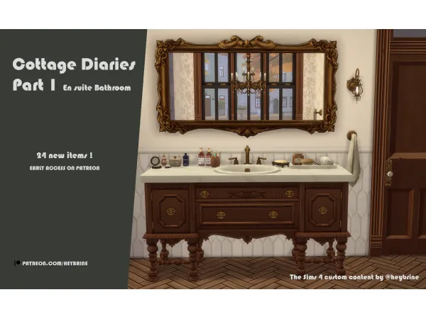 Maxis Match Cottage Diaries Part by HeyBrine - The Sims 4 Custom Content