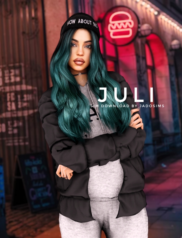Alpha Juli (Sim Download) by shopwithflynnn - The Sims 4 Custom Content