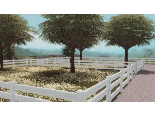 Mix Wisteria Stables by simsfinds - The Sims 4 Custom Content