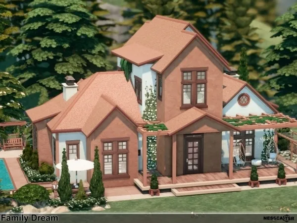 Maxis Match Family Dream by nesscasims - The Sims 4 Custom Content