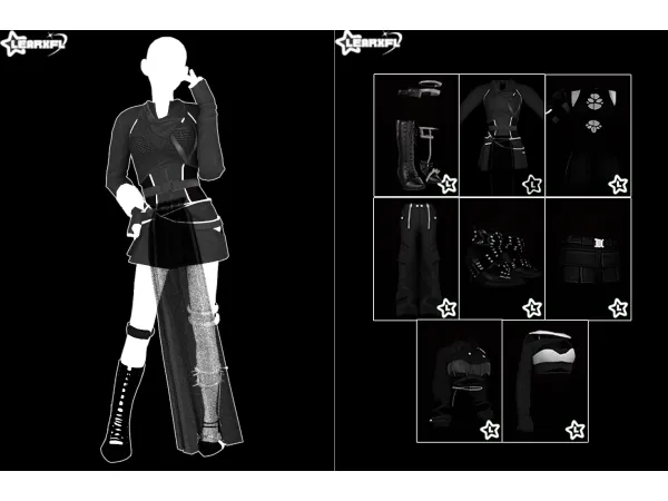 Maxis Match AESPA WHIPLASH [8 Items] by simsfinds - The Sims 4 Custom Content