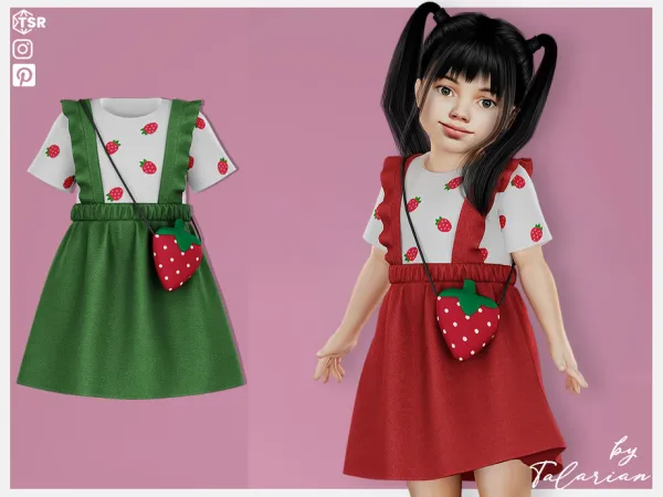 Alpha Caroline Dress by talarian - The Sims 4 Custom Content