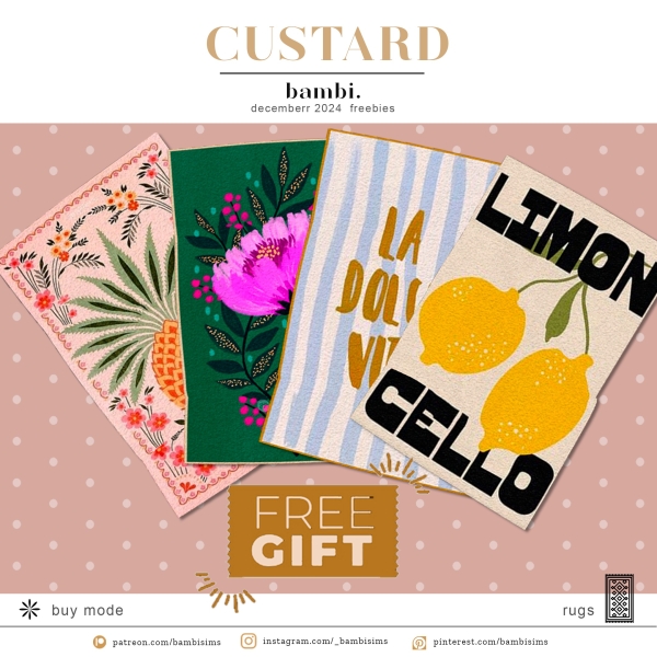 Alpha custard by bambisims - The Sims 4 Custom Content