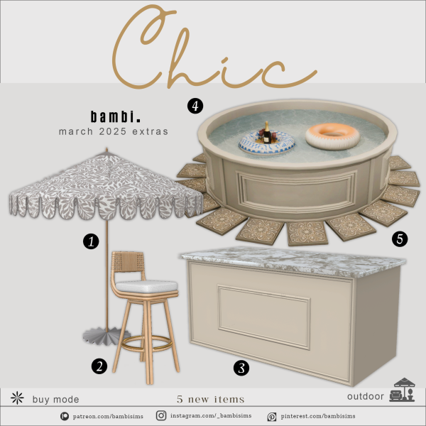 Alpha chic by bambisims - The Sims 4 Custom Content