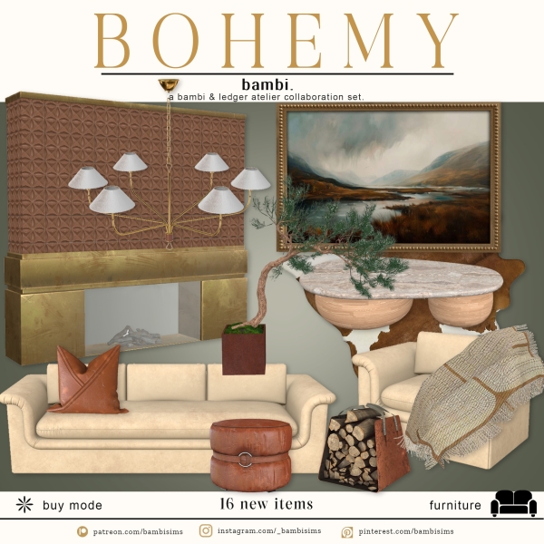 Alpha bohemy by bambisims - The Sims 4 Custom Content