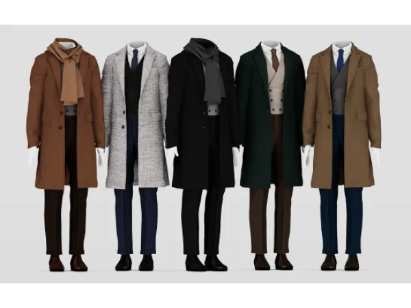 Men Suit by simsfinds - The Sims 2 Custom Content