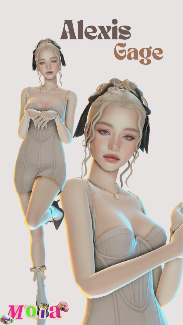 Maxis Match Alexis Gage by simsfinds - The Sims 4 Custom Content