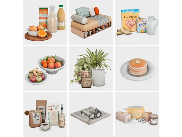 Maxis Match sunday morning sims 4 finds by boujeesimss - The Sims 4 Custom Content