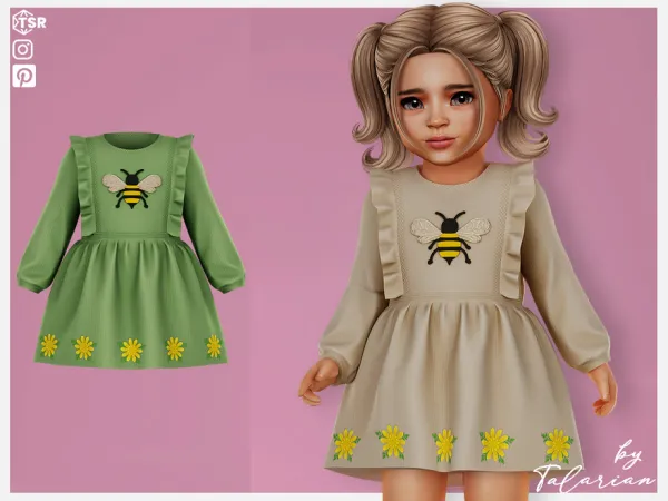 Alpha Vivian Dress by talarian - The Sims 4 Custom Content