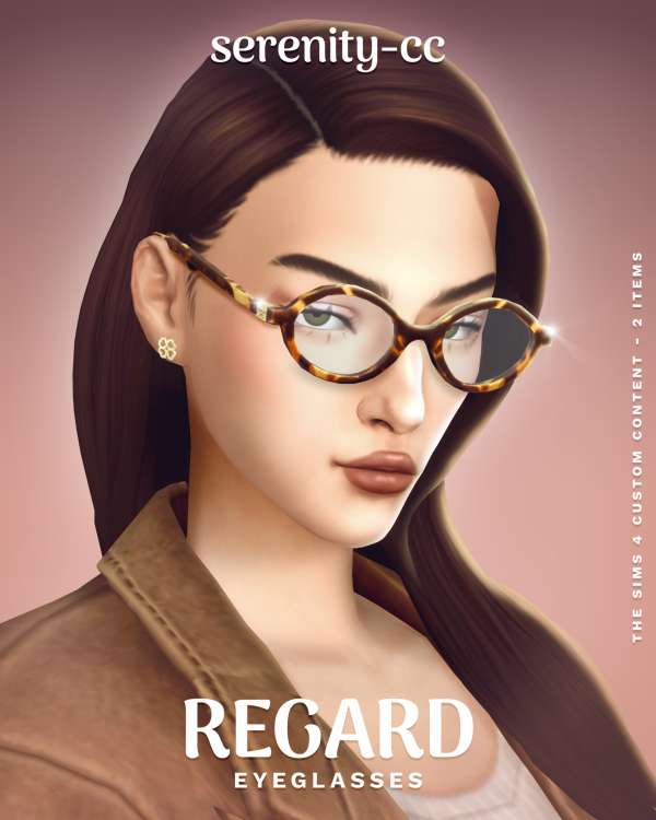 Maxis Match Regard Eyeglasses by simsfinds - The Sims 4 Custom Content
