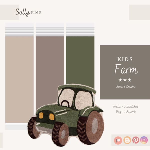 Alpha Kids FARM by sally4sims - The Sims 4 Custom Content