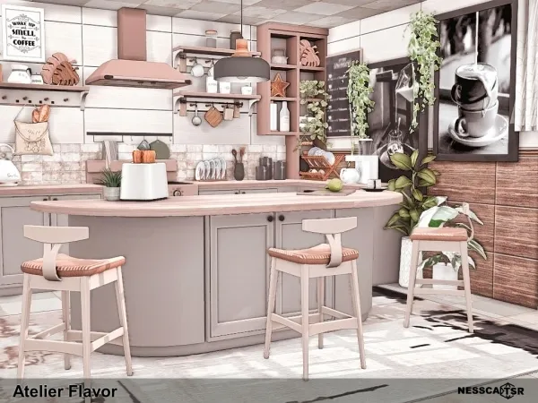Mix Atelier Flavor by nesscasims - The Sims 4 Custom Content