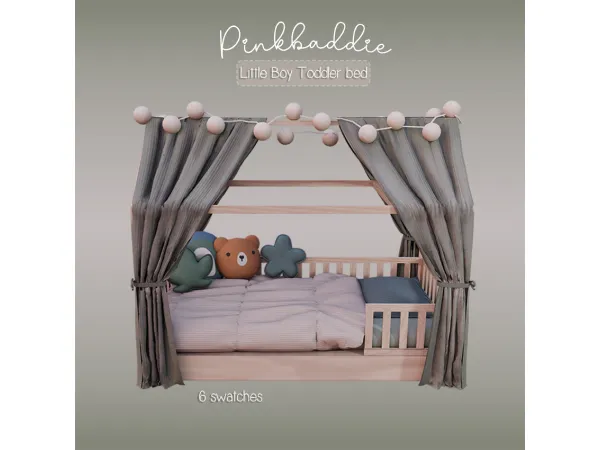 [PB] little boy toddler bed