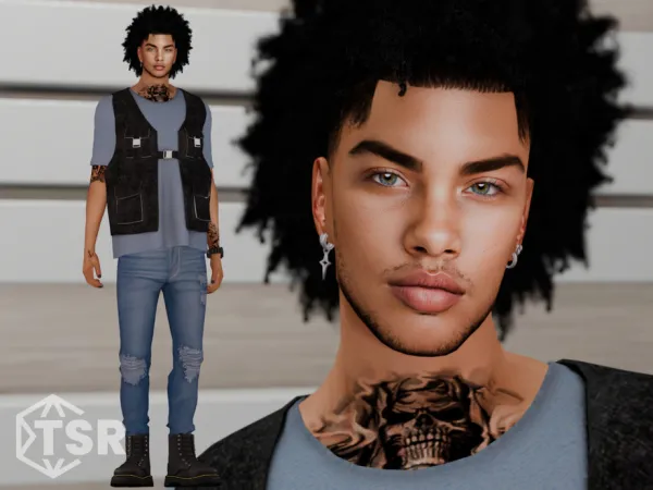 Alpha Dante Herrera Sim by simnessz - The Sims 4 Custom Content