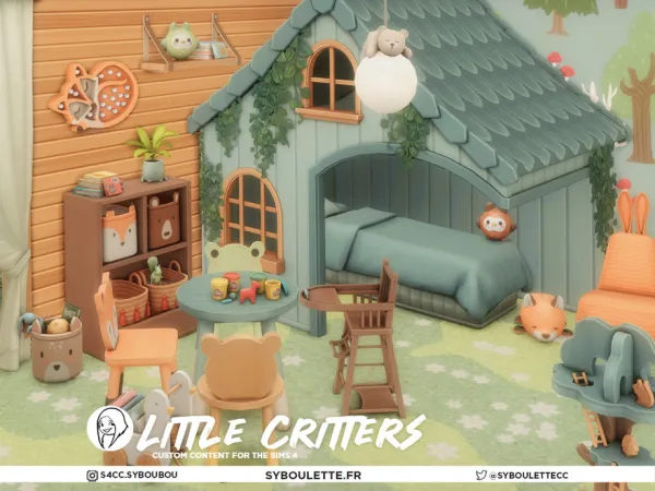 Maxis Match LITTLE CRITTERS KID NURSERY by simsfinds - The Sims 4 Custom Content